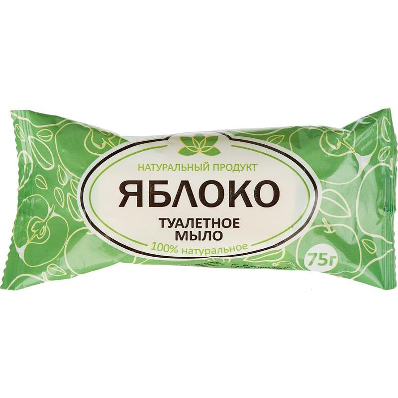 Мыло туалетное яблоко 75 г в обертке  фото 1