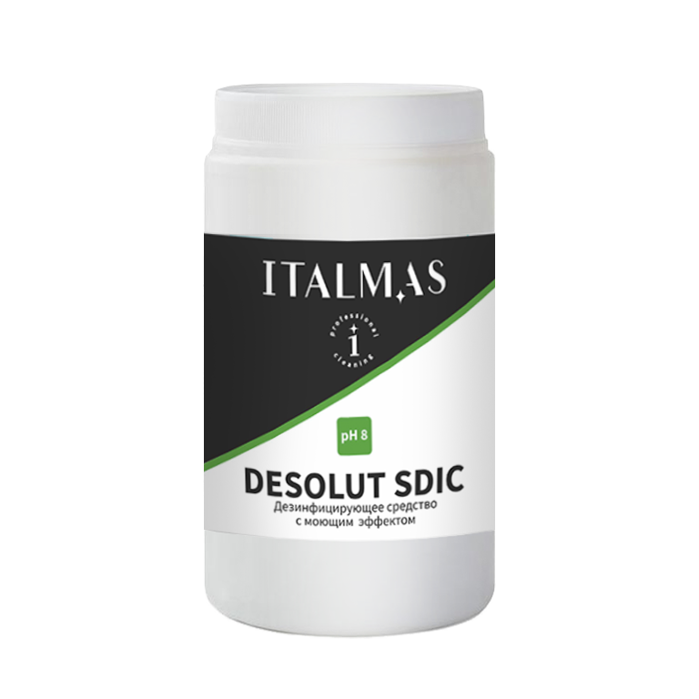 Хлорные таблетки для уборки DESOLUT SDIC 300 таблеток  фото 1
