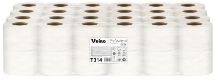 Бумага туалетная Veiro Professional "Premium" 2-слойная 4 шт. белая фото 3