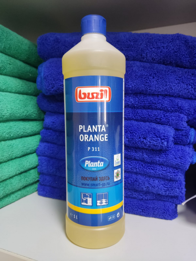 Средство для ежедневной чистки поверхностей BUZIL P 311 PLANTA® ORANGE 1000 мл фото 1