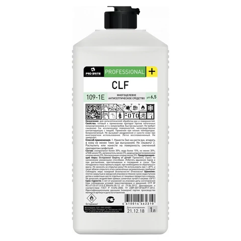 Антисептик спиртосодержащий 1 л PRO-BRITE CLF фото 1